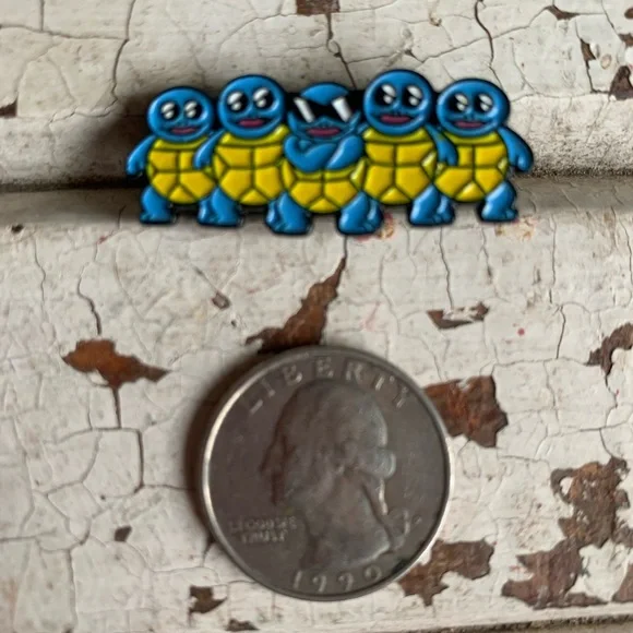 Brand new Pokémon inspired “Squirtle Squad” enamel pin - Picture 2 of 3